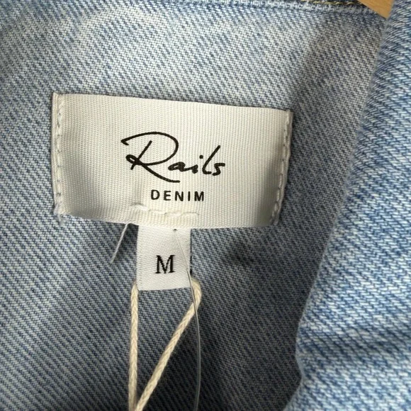 New Rails Wilshire Denim Button Up Dress size‎ Medium Blue - Picture 2 of 7